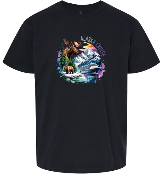 Alaska Cruise Children's Gildan Soft Shirt