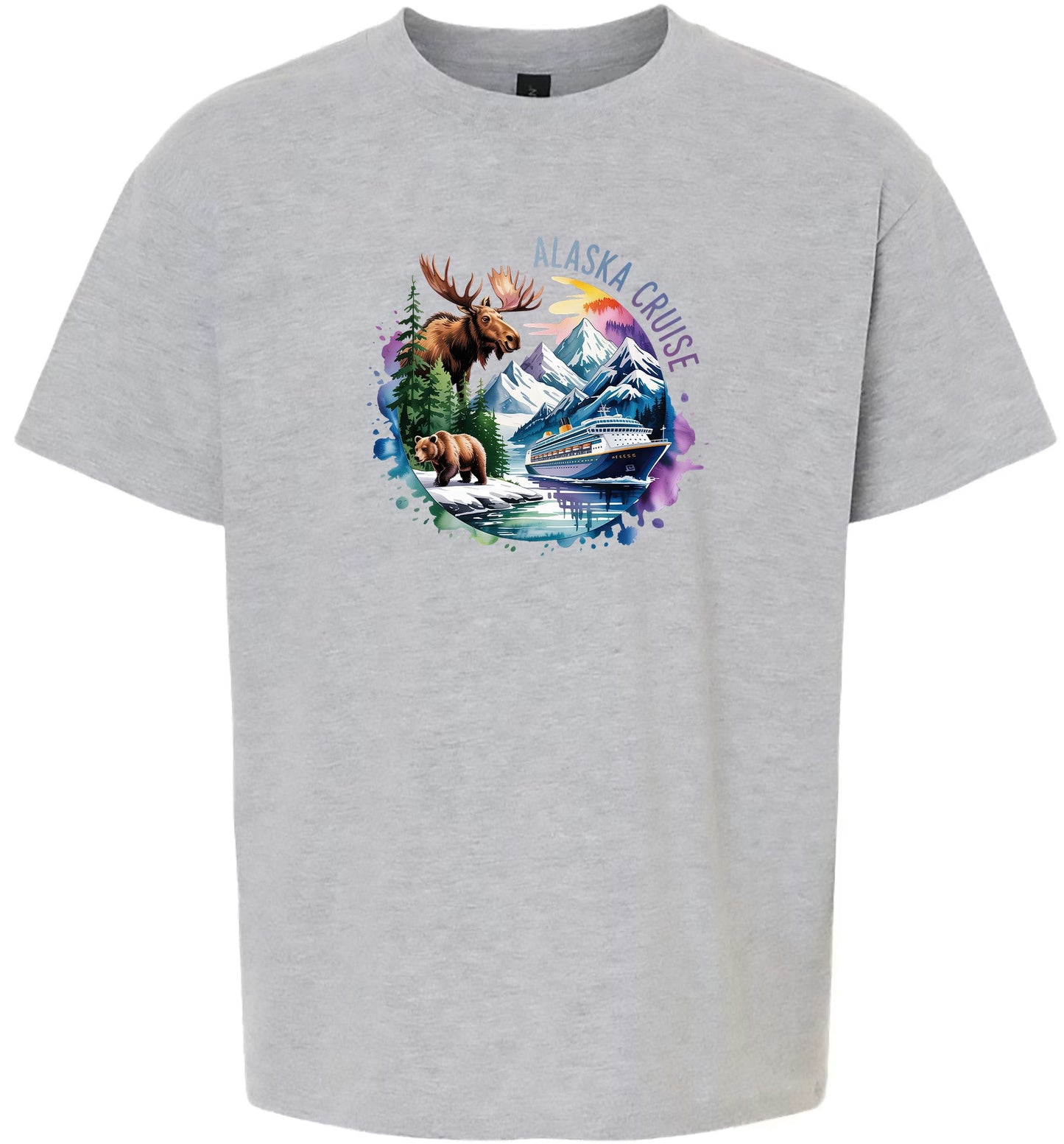 Alaska Cruise Children's Gildan Soft Shirt
