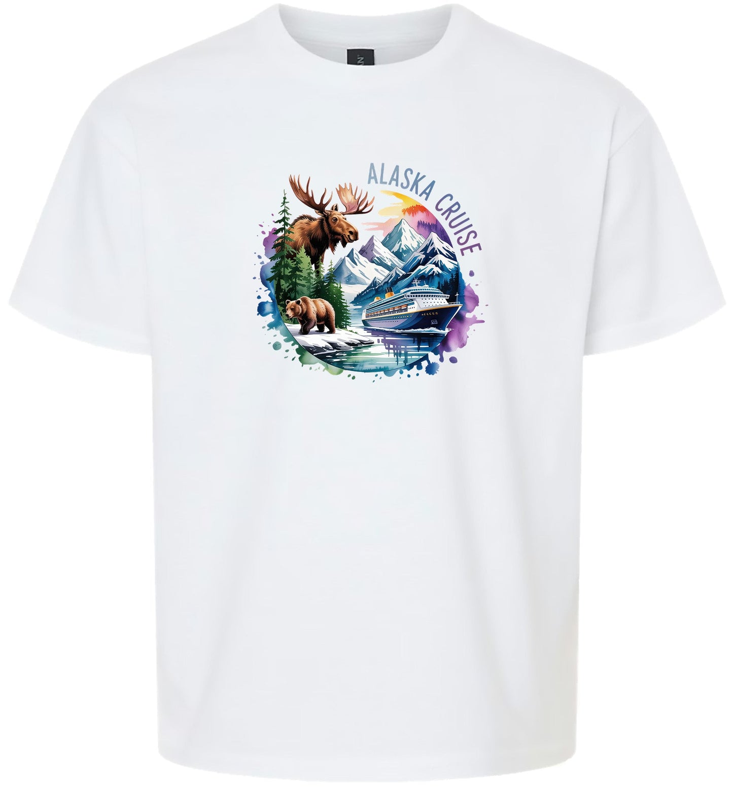 Alaska Cruise Children's Gildan Soft Shirt