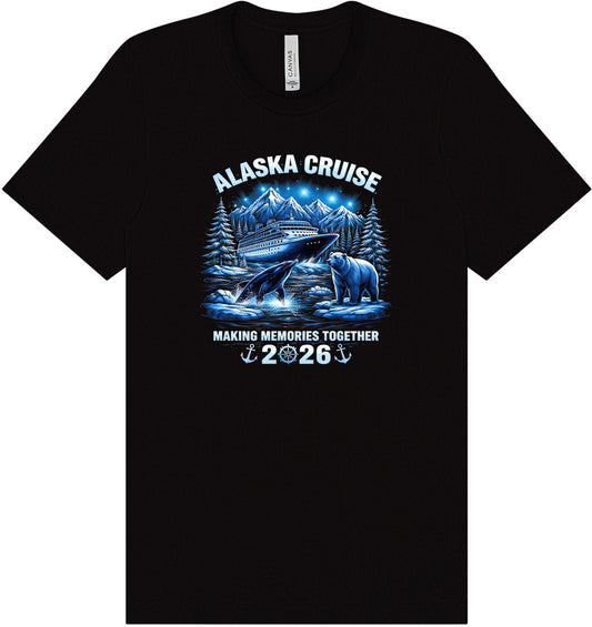 Alaska Cruise 2026 Adult Bella Canvas Shirt