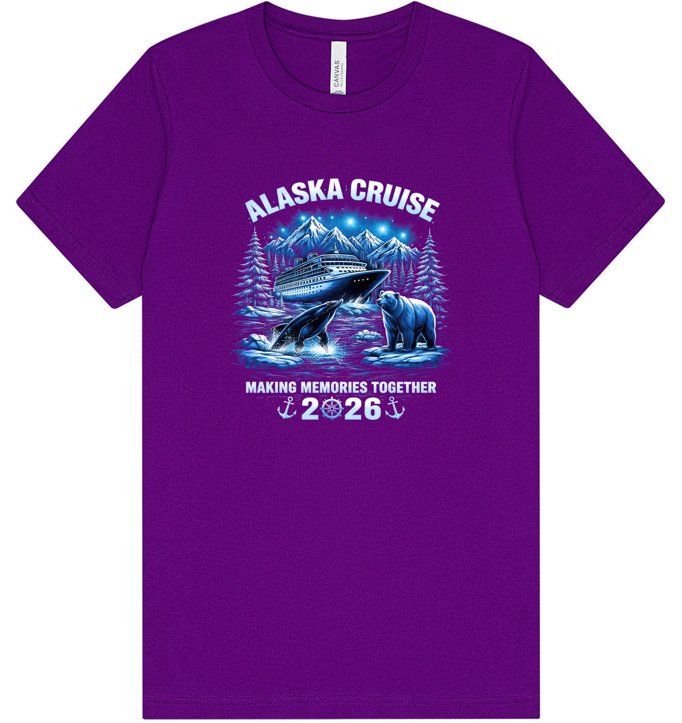 Alaska Cruise 2026 Adult Bella Canvas Shirt