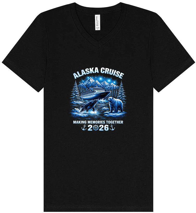 Alaska Cruise 2026 Unisex V-Neck Shirt