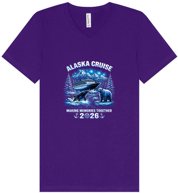 Alaska Cruise 2026 Unisex V-Neck Shirt