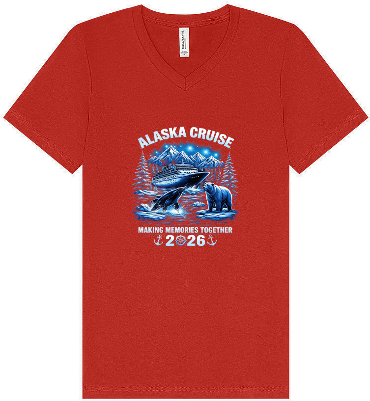 Alaska Cruise 2026 Unisex V-Neck Shirt