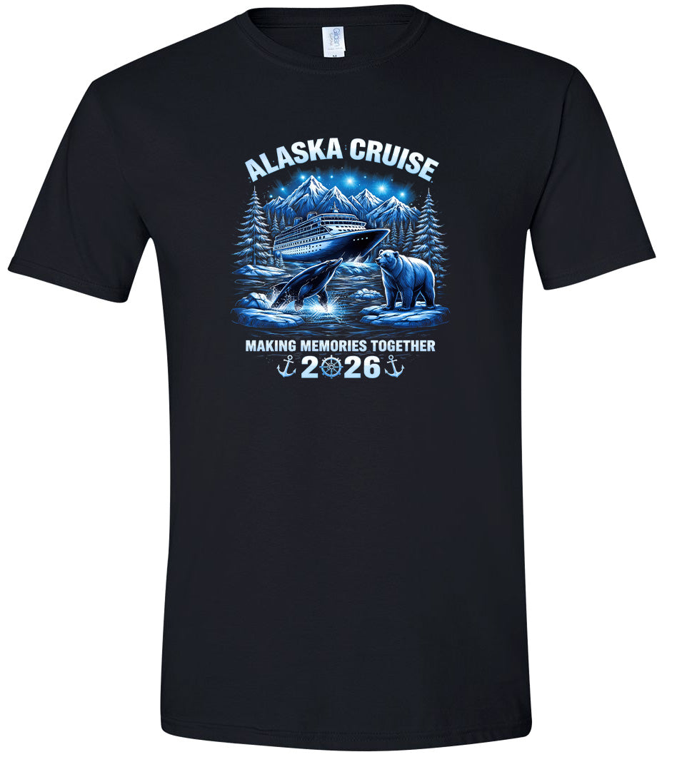 Alaska Cruise 2026 Adult Gildan Soft Shirt