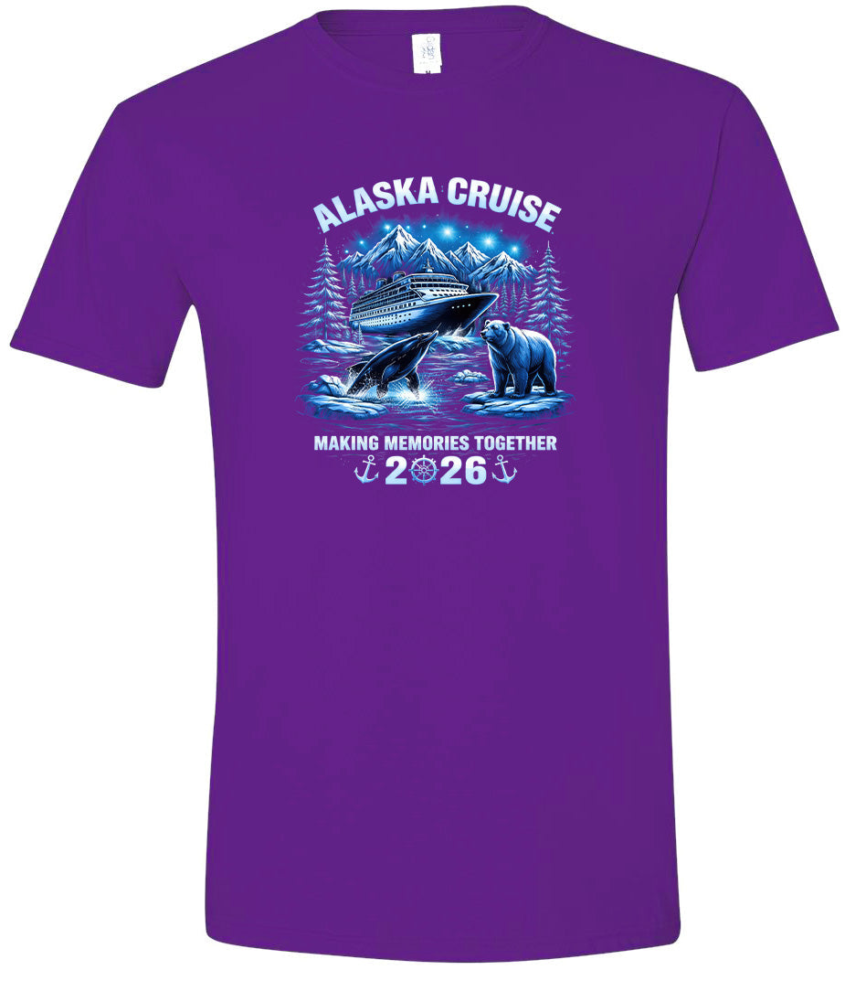 Alaska Cruise 2026 Adult Gildan Soft Shirt