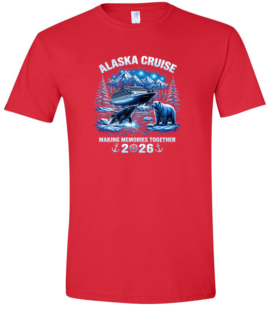 Alaska Cruise 2026 Adult Gildan Soft Shirt