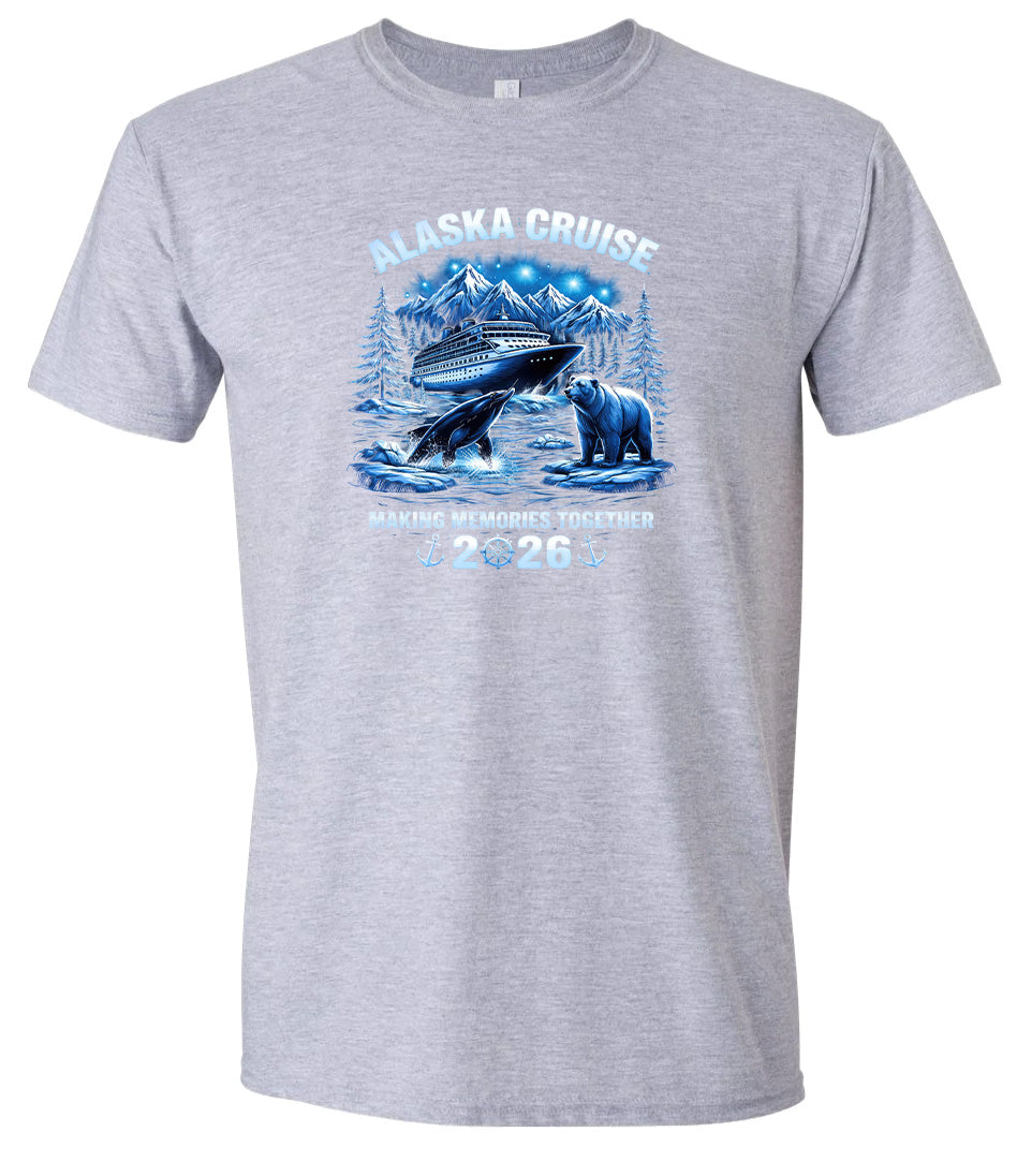 Alaska Cruise 2026 Adult Gildan Soft Shirt