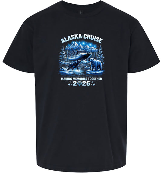 Alaska Cruise 2026 Children's Gildan Soft Shirt