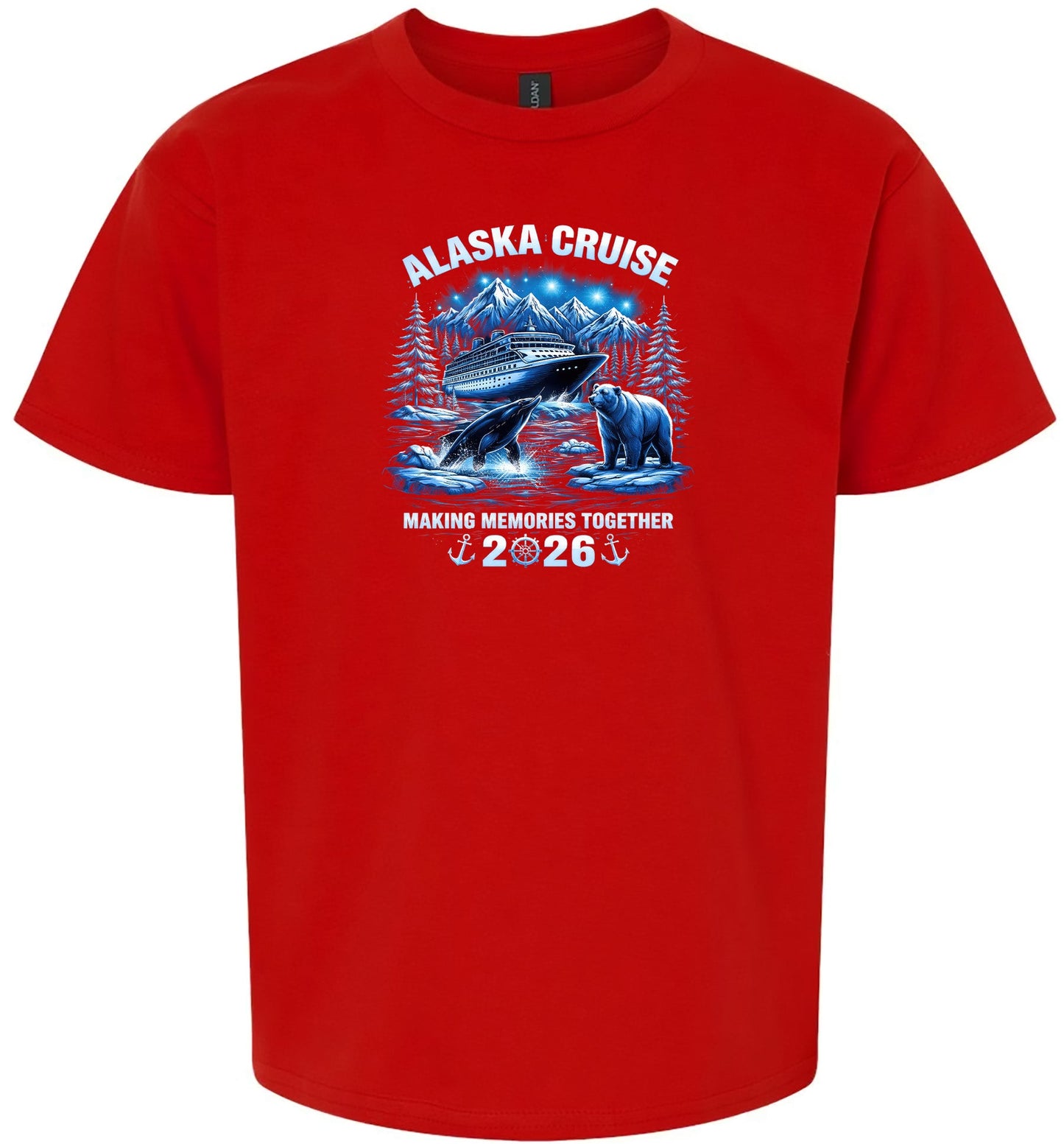 Alaska Cruise 2026 Children's Gildan Soft Shirt