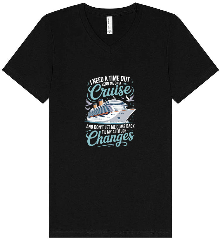 Send Me On A Cruise Unisex V-Neck Shirt