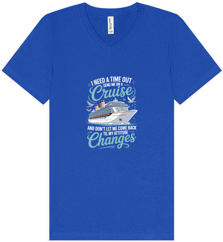 Send Me On A Cruise Unisex V-Neck Shirt