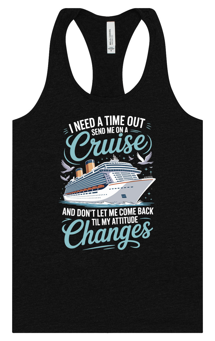 Send Me On A Cruise Women's Racerback Tank