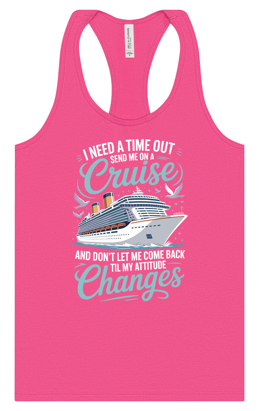 Send Me On A Cruise Women's Racerback Tank
