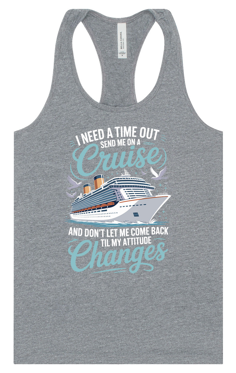 Send Me On A Cruise Women's Racerback Tank