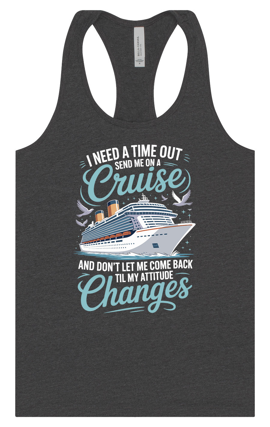 Send Me On A Cruise Women's Racerback Tank