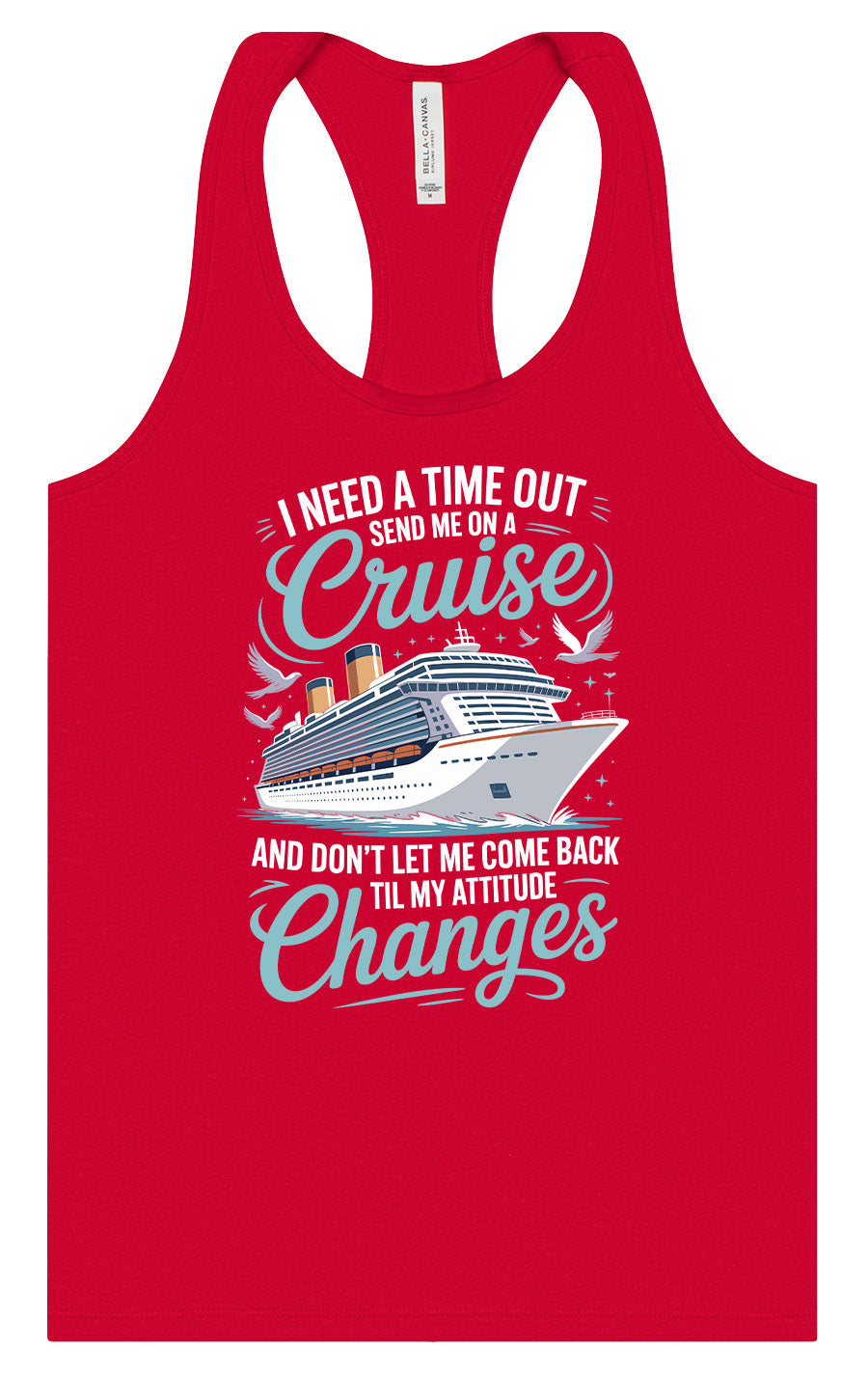 Send Me On A Cruise Women's Racerback Tank