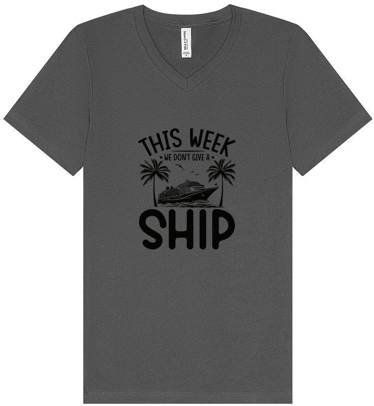 We Don't Give a Ship Unisex V-Neck Shirt