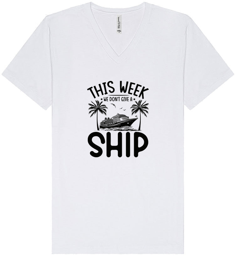 We Don't Give a Ship Unisex V-Neck Shirt