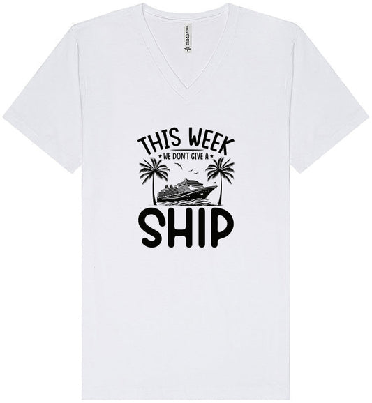 We Don't Give a Ship Unisex V-Neck Shirt