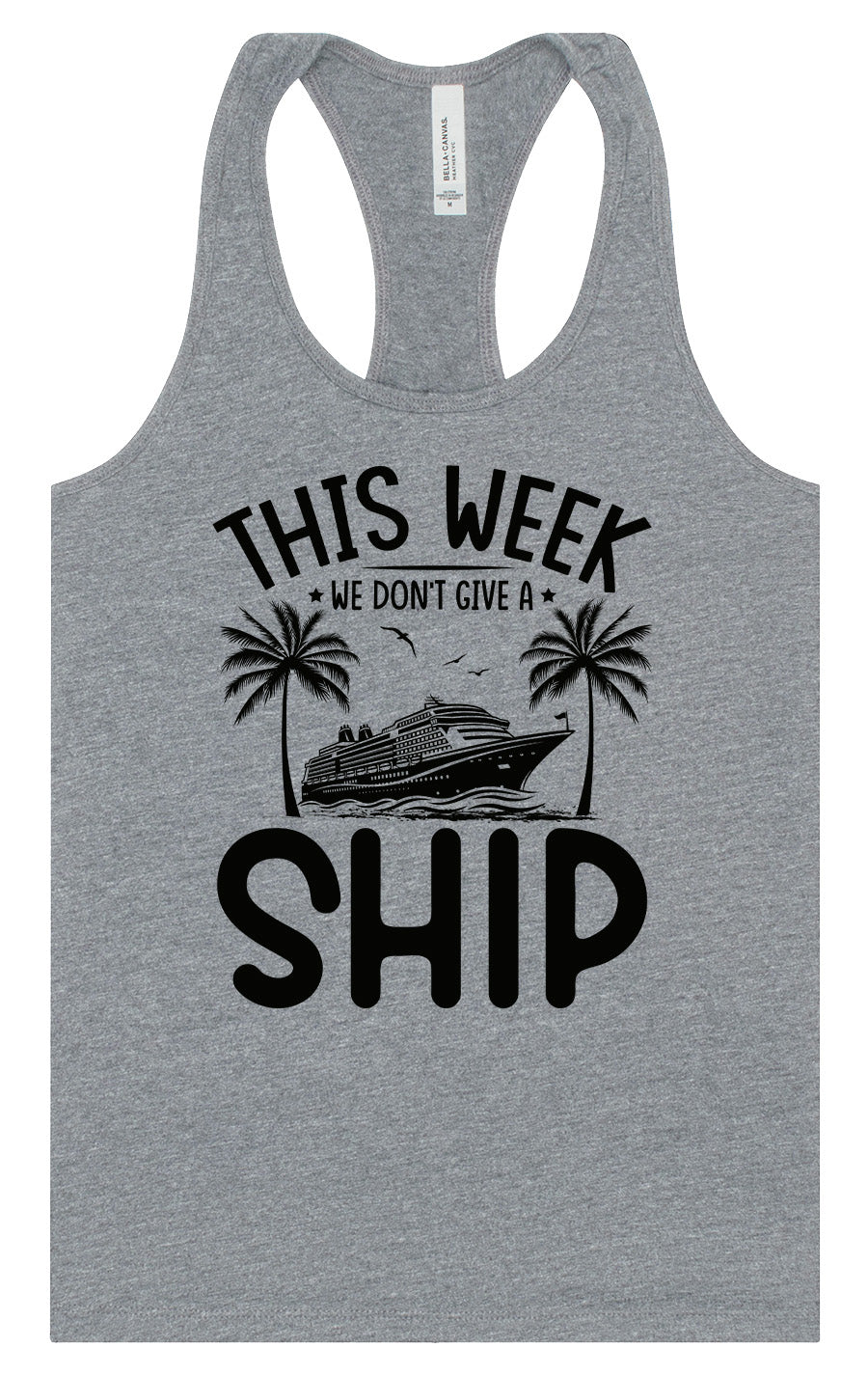 We Don't Give a Ship Women's Racerback Tank
