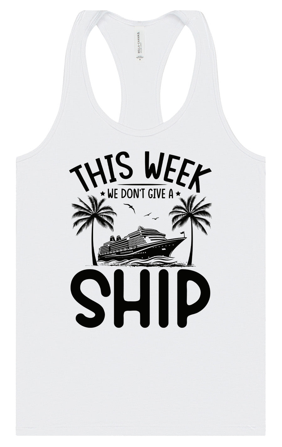 We Don't Give a Ship Women's Racerback Tank