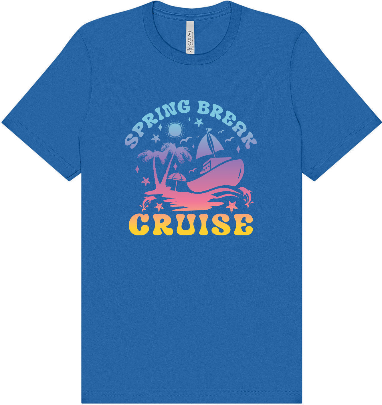 Spring Break Cruise Adult Bella Canvas Shirt
