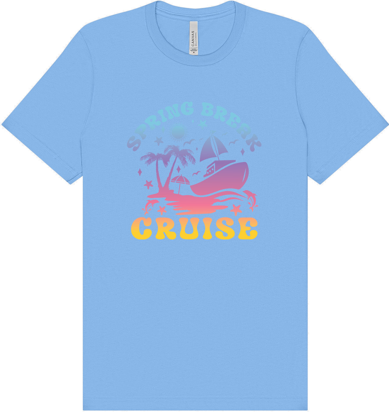 Spring Break Cruise Adult Bella Canvas Shirt