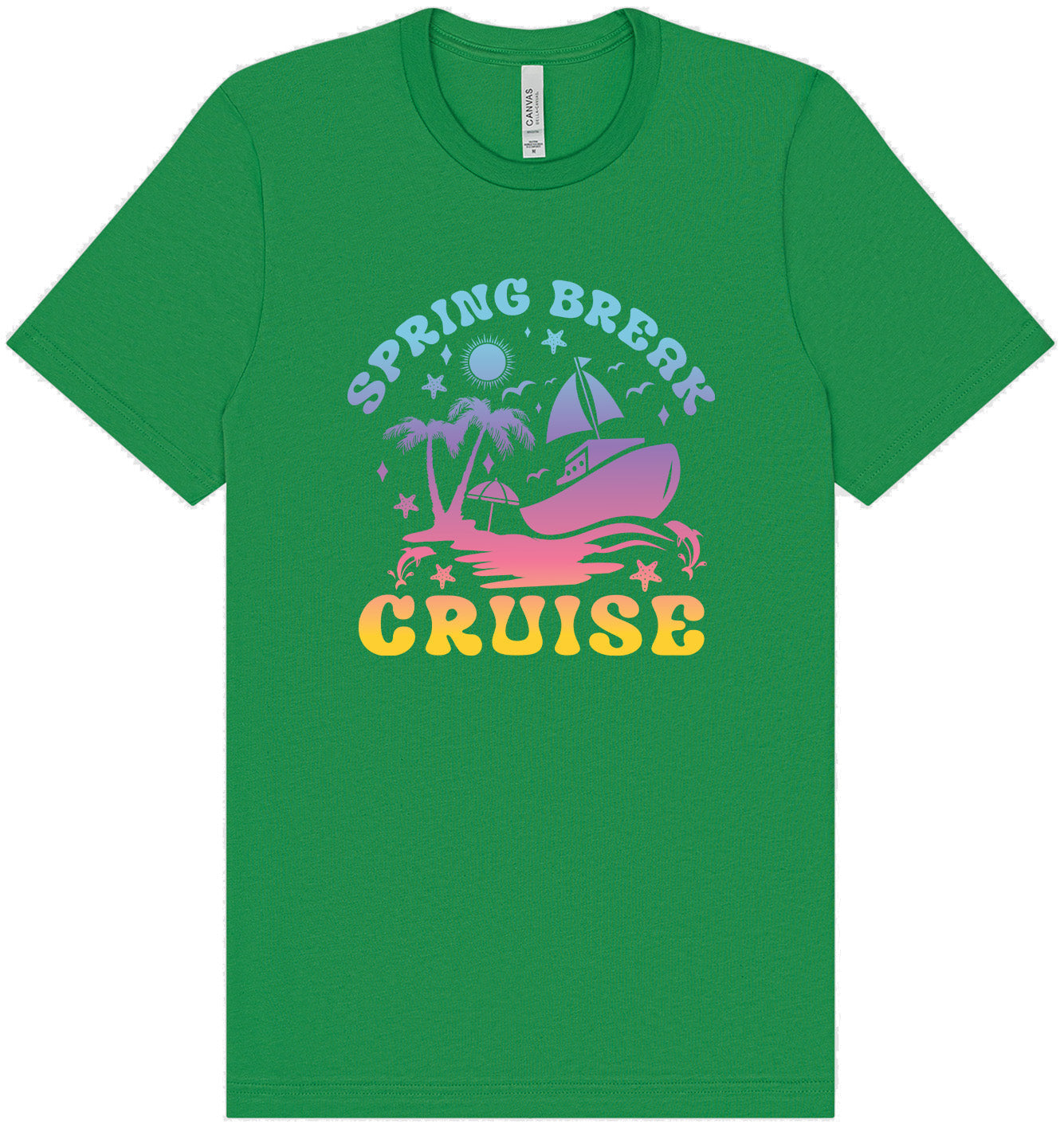 Spring Break Cruise Adult Bella Canvas Shirt