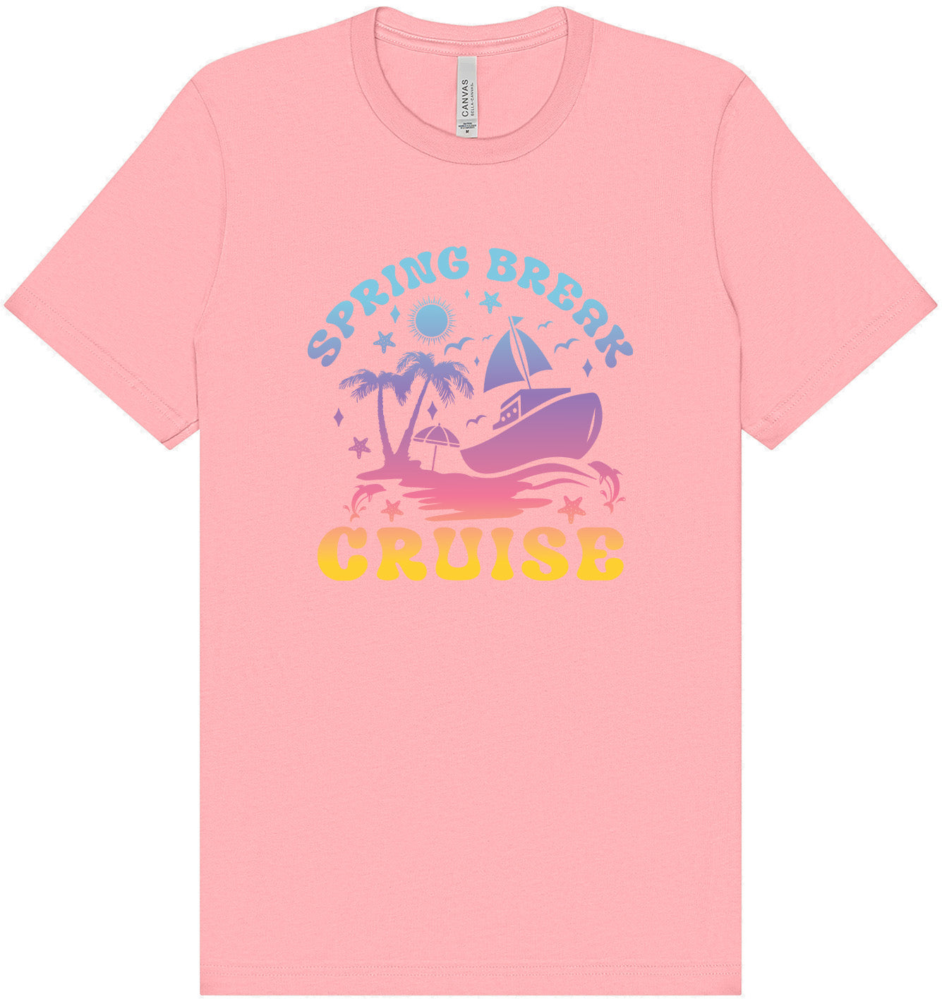 Spring Break Cruise Adult Bella Canvas Shirt