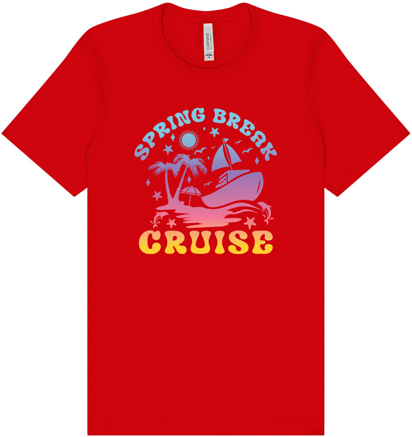 Spring Break Cruise Adult Bella Canvas Shirt