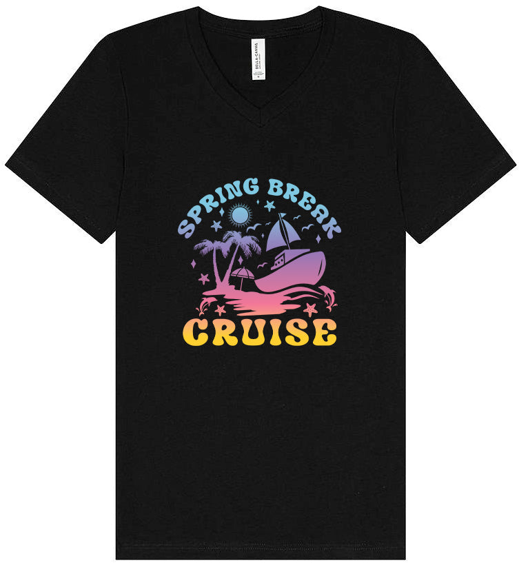 Spring Break Cruise Unisex V-Neck Shirt