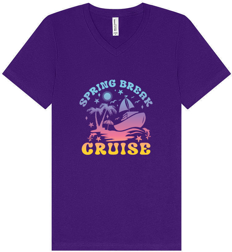 Spring Break Cruise Unisex V-Neck Shirt
