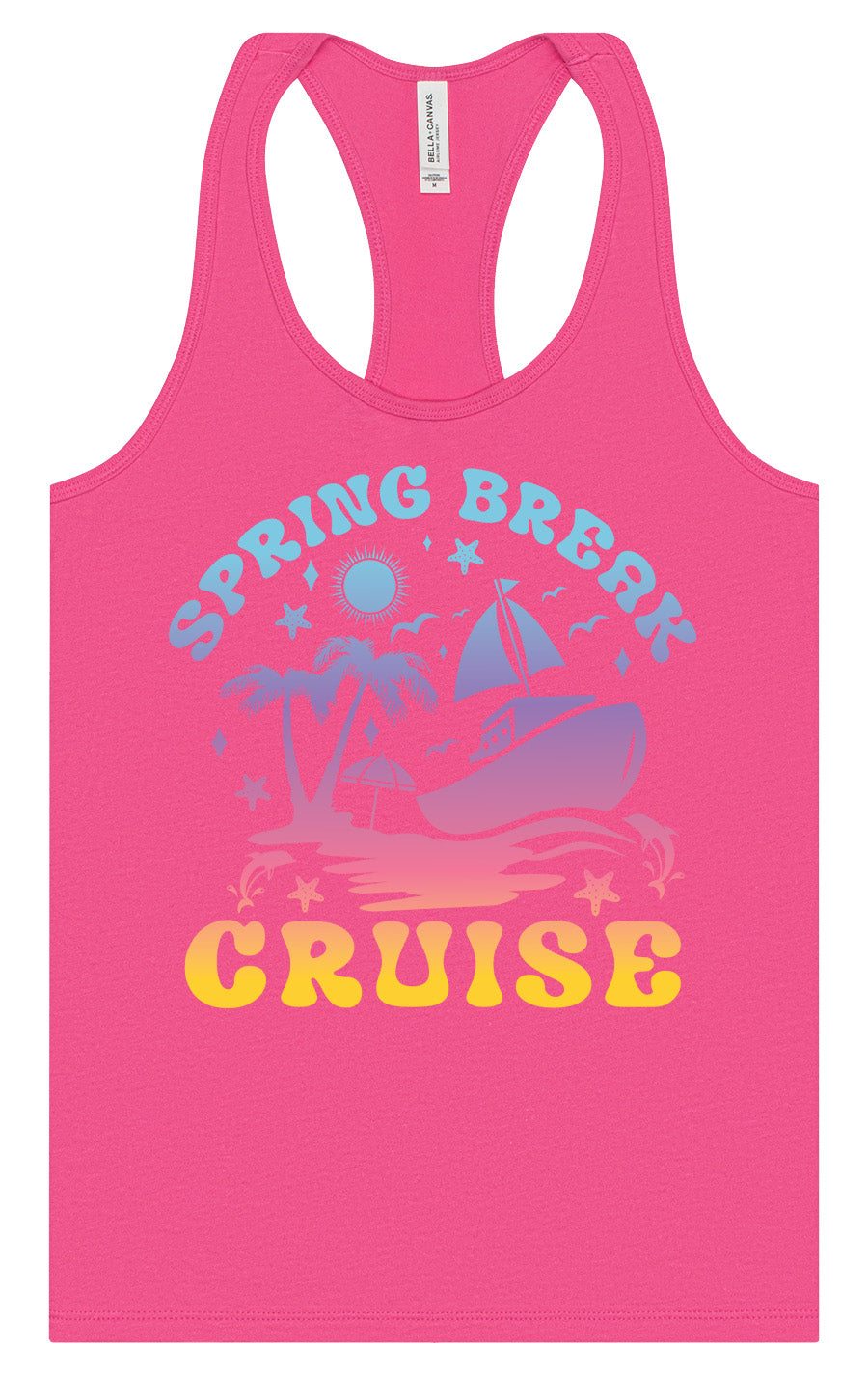 Spring Break Cruise Women's Racerback Tank