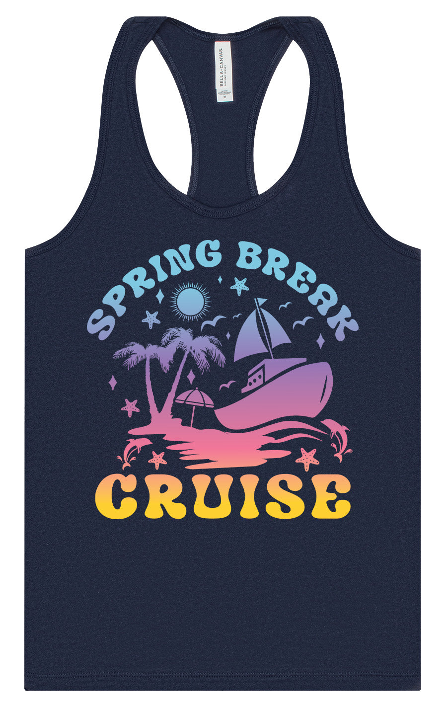Spring Break Cruise Women's Racerback Tank