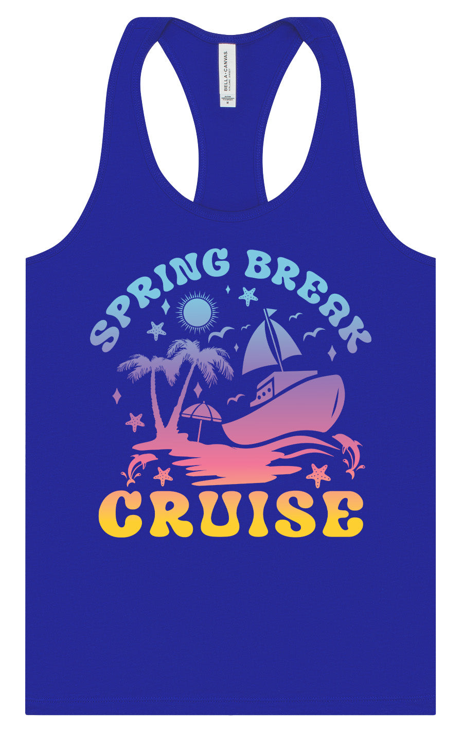 Spring Break Cruise Women's Racerback Tank