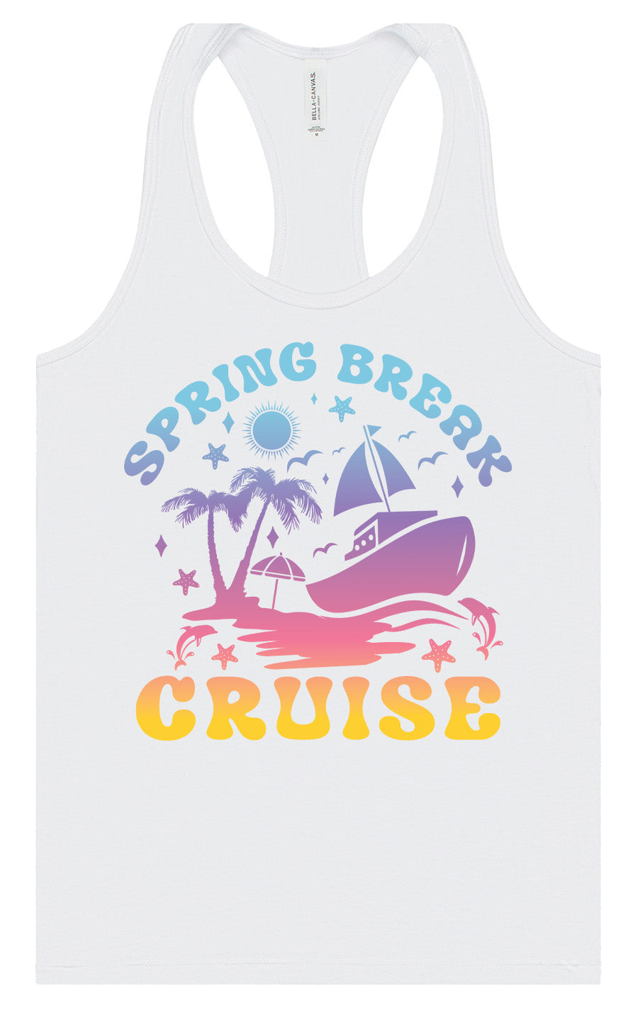 Spring Break Cruise Women's Racerback Tank