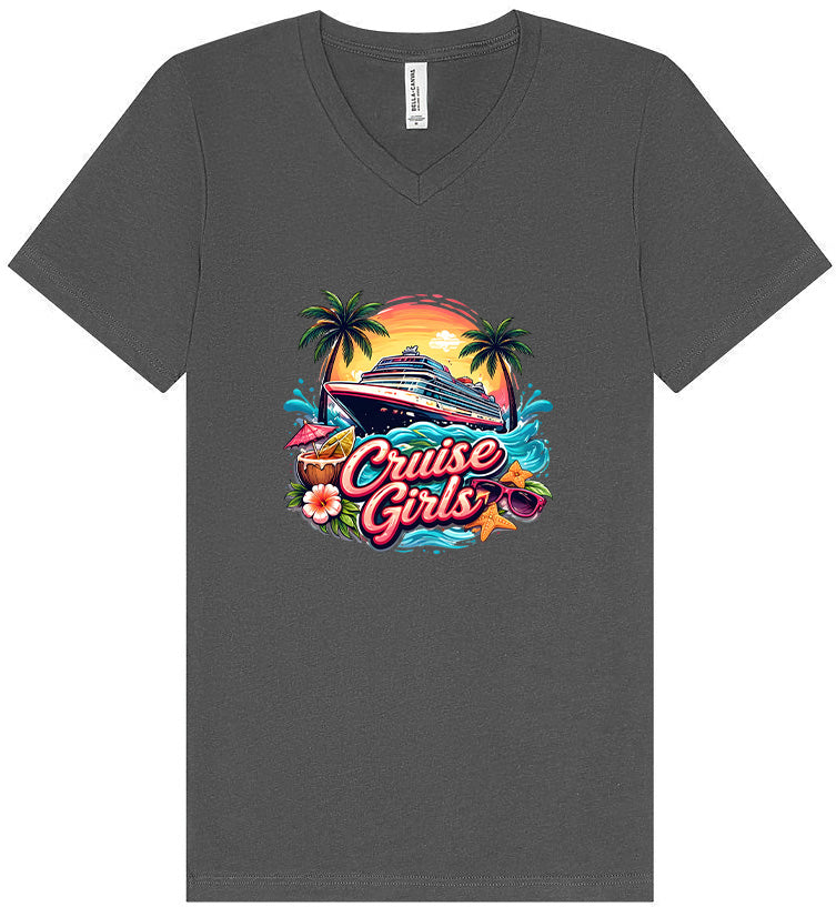 Cruise Girls Unisex V-Neck Shirt