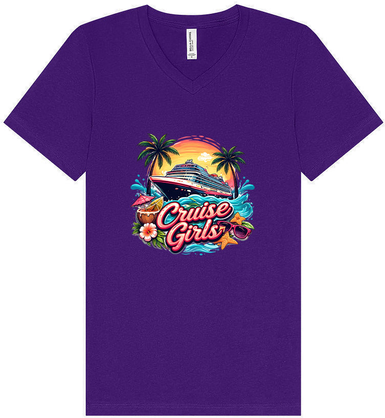 Cruise Girls Unisex V-Neck Shirt
