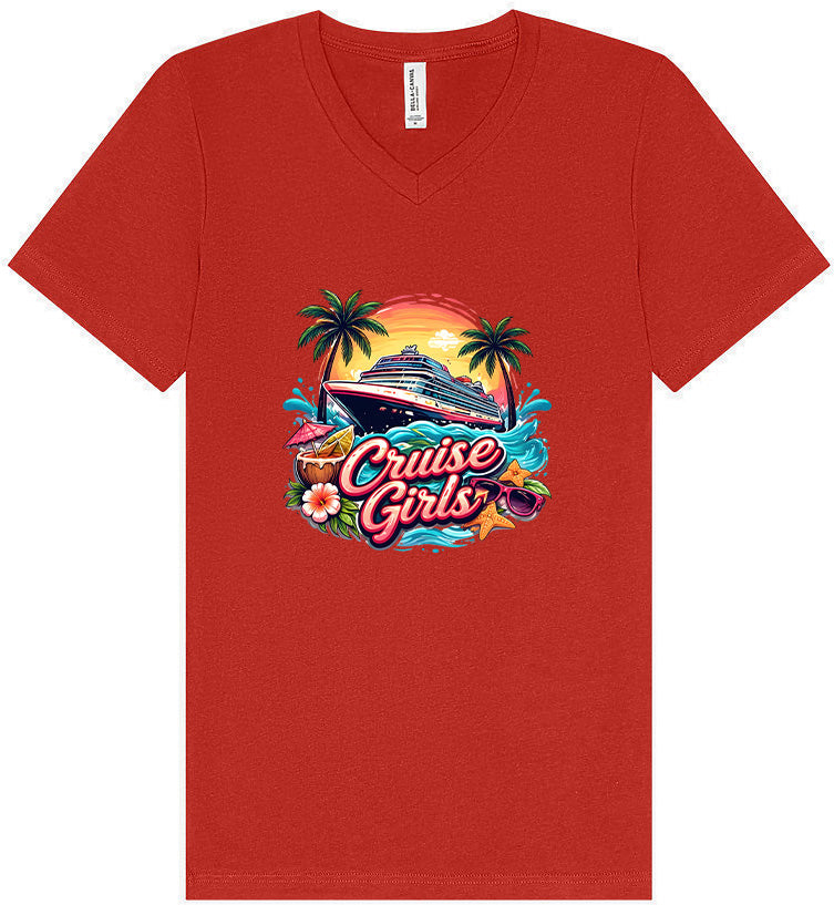 Cruise Girls Unisex V-Neck Shirt