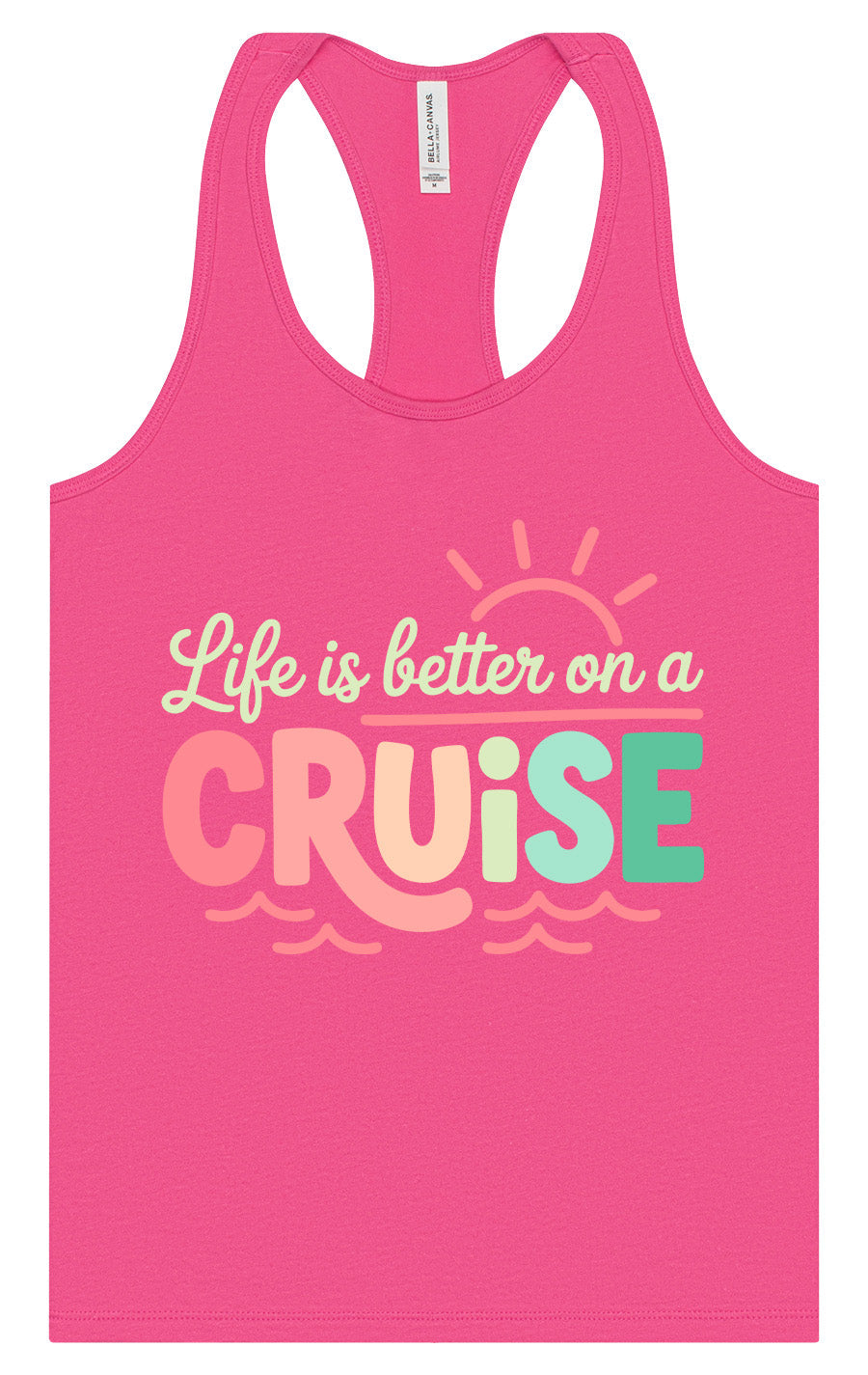 Life is Better on a Cruise Women's Racerback Tank