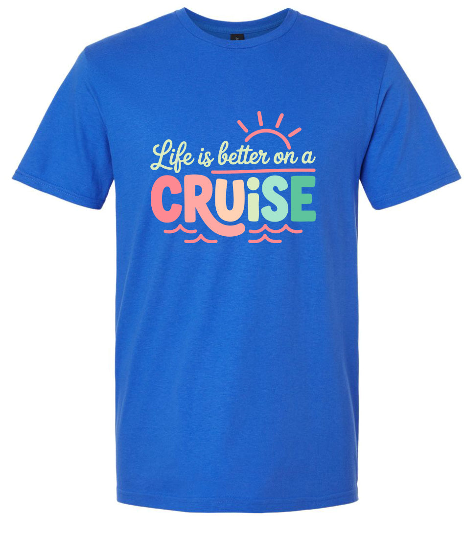 Life is Better on a Cruise Children's Gildan Soft Shirt