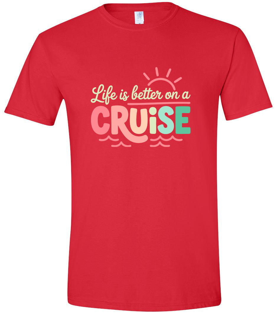 Life is Better on a Cruise Children's Gildan Soft Shirt