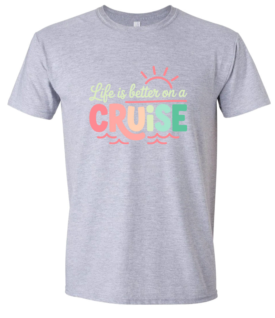 Life is Better on a Cruise Children's Gildan Soft Shirt