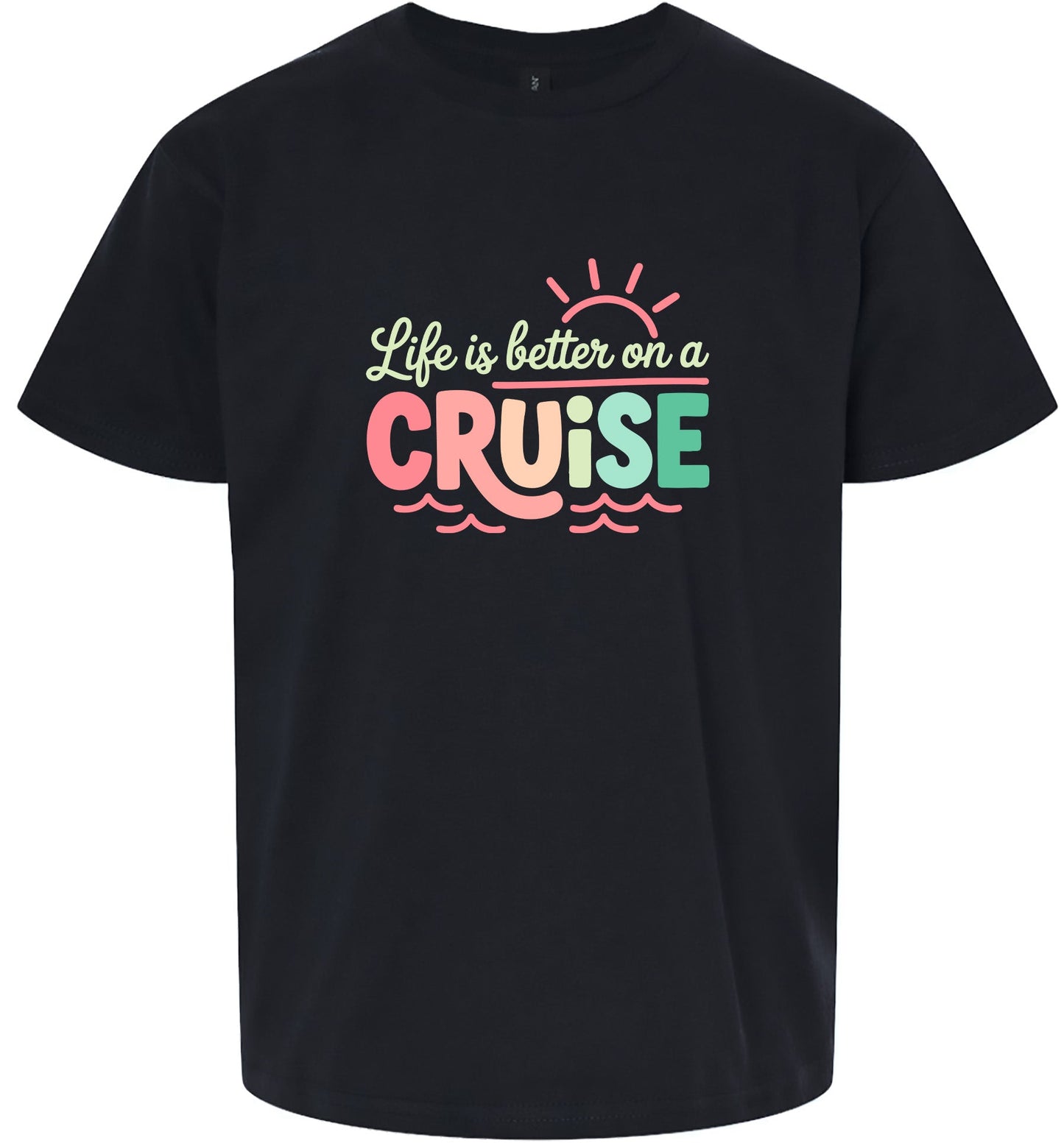 Life is Better on a Cruise Children's Gildan Soft Shirt