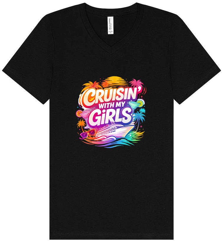 Cruisin' with My Girls Unisex V-Neck Shirt