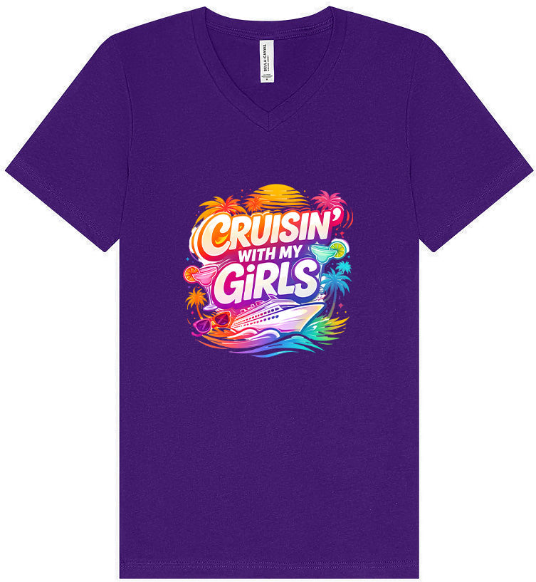 Cruisin' with My Girls Unisex V-Neck Shirt
