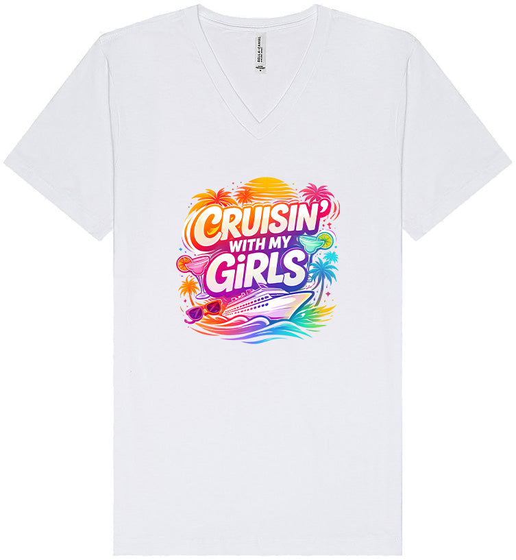 Cruisin' with My Girls Unisex V-Neck Shirt
