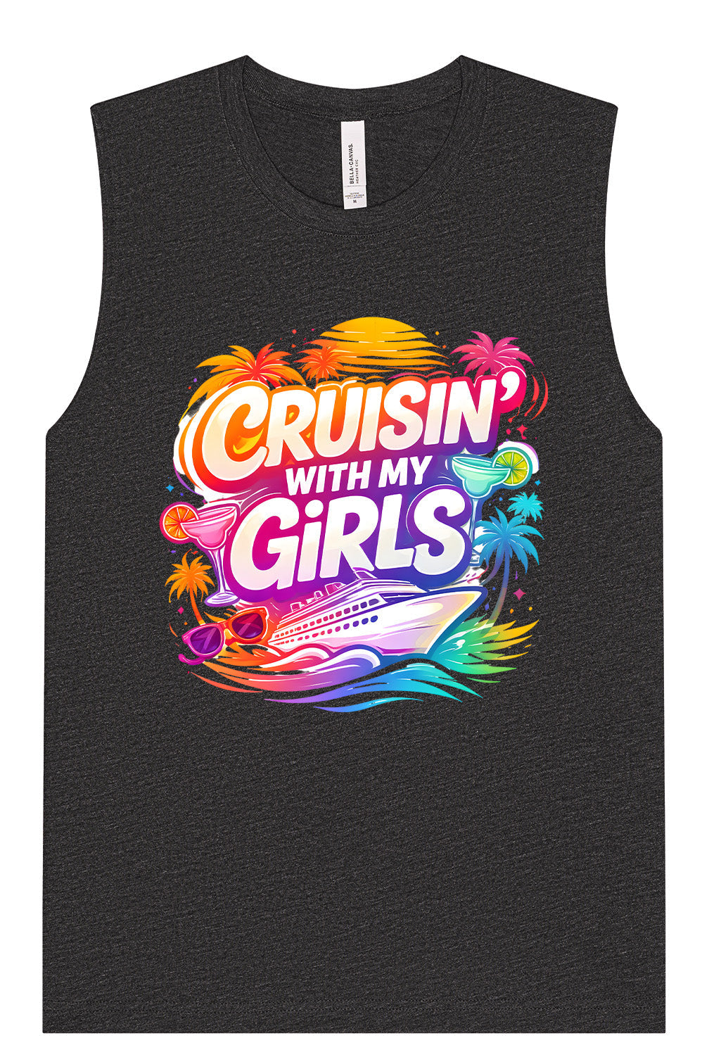 Cruisin' with My Girls Muscle Tank