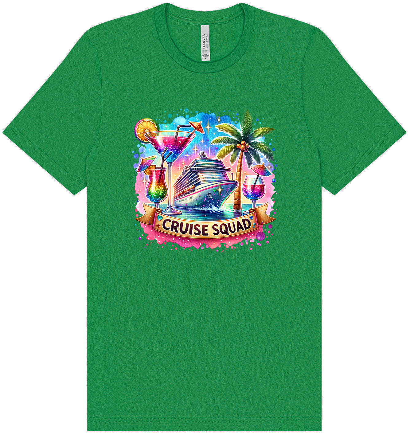 Drinks and Cruise Squad Adult Bella Canvas Shirt